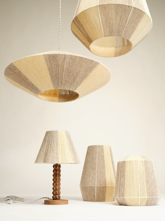 Lampe à poser Chantaco laine basque