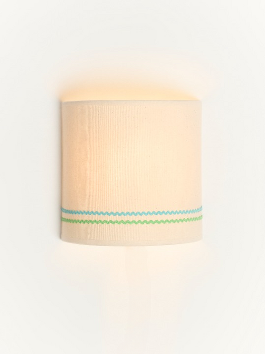 Applique murale Bleu Azur / Vert Pomme