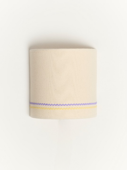 Applique murale Bleu Lavande / Jaune Beurre